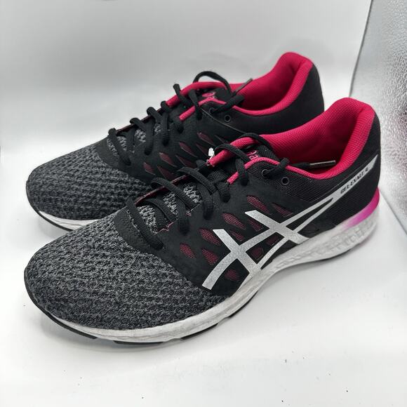 ASICS Gel-Exalt 4 Running Shoes Black Pink & White Sneakers Women’s Size 11 - Picture 3 of 8